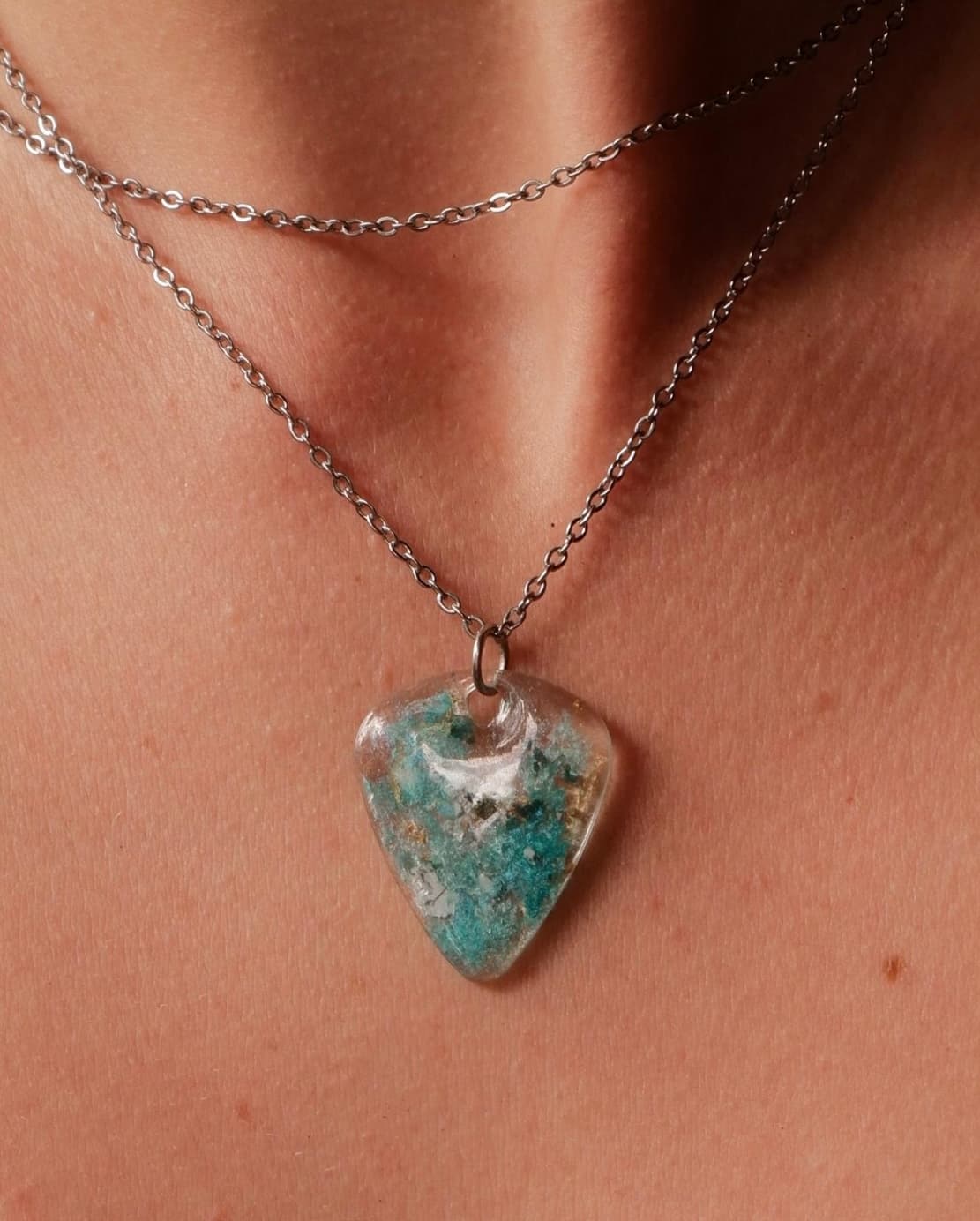 Memorial Guitar Pick Necklace